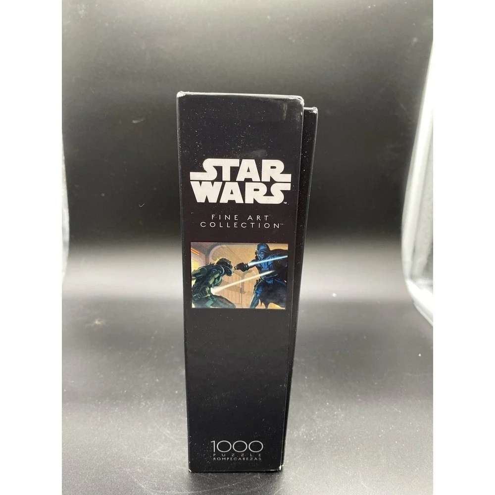 Used Star Wars Fine‎ Art Collection 1000 Piece Puzzle Luke vs Vader Buffalo RARE